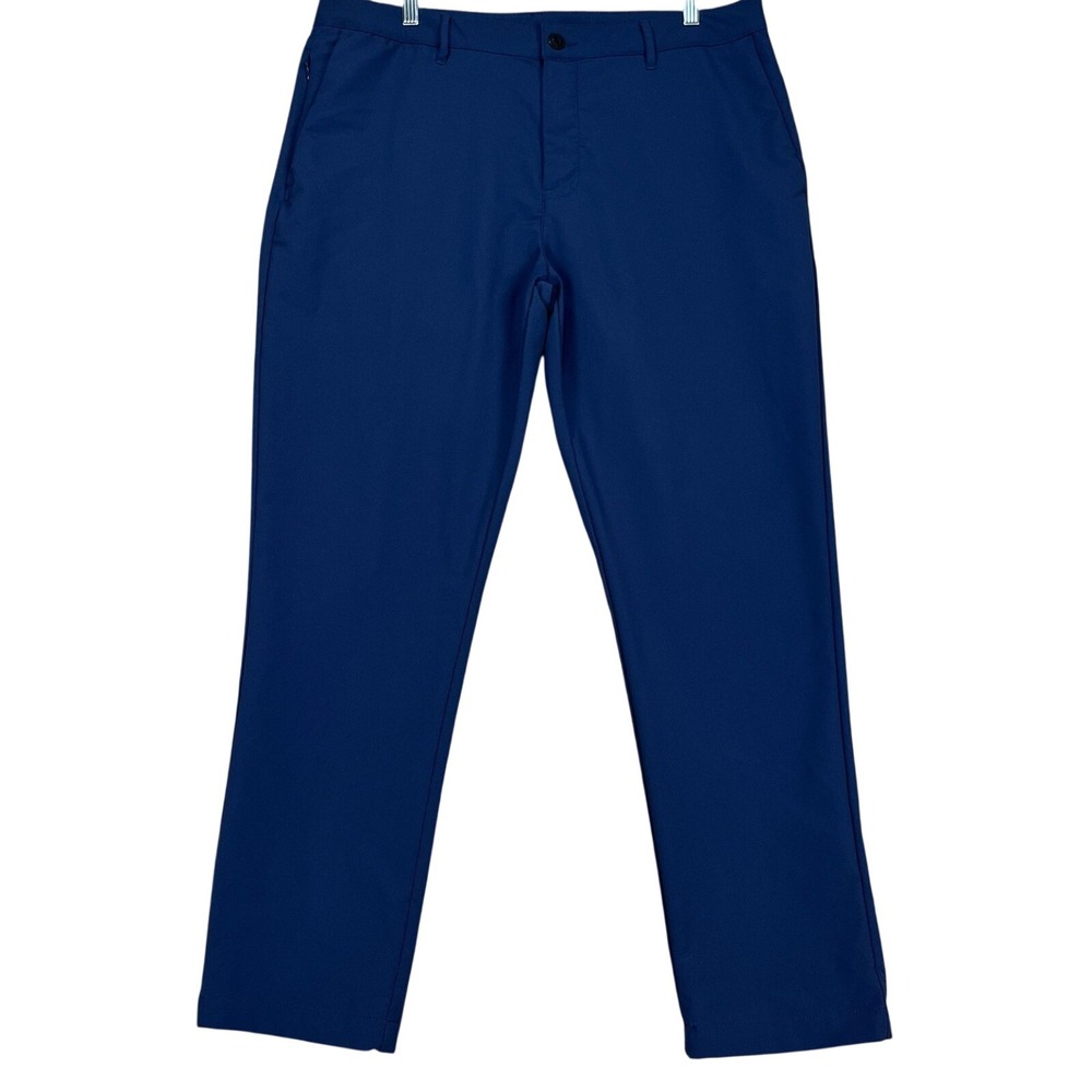Banana Republic Pants Mens 36x30 Navy Blue Chino Stretch Straight Leg Flat Front